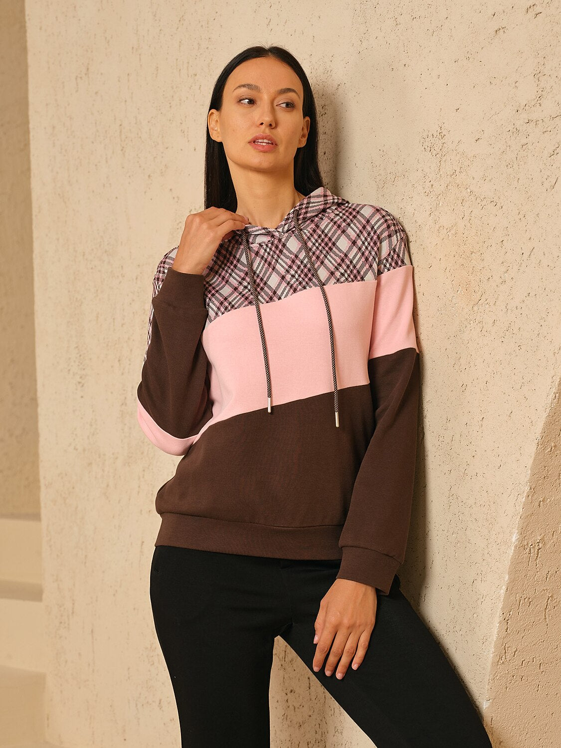 Premium Color Block Golf Hooded Jacket - Luxivelle