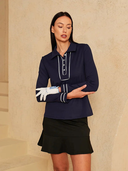 Classic Protective Long Sleeve Polo Shirt UPF50+