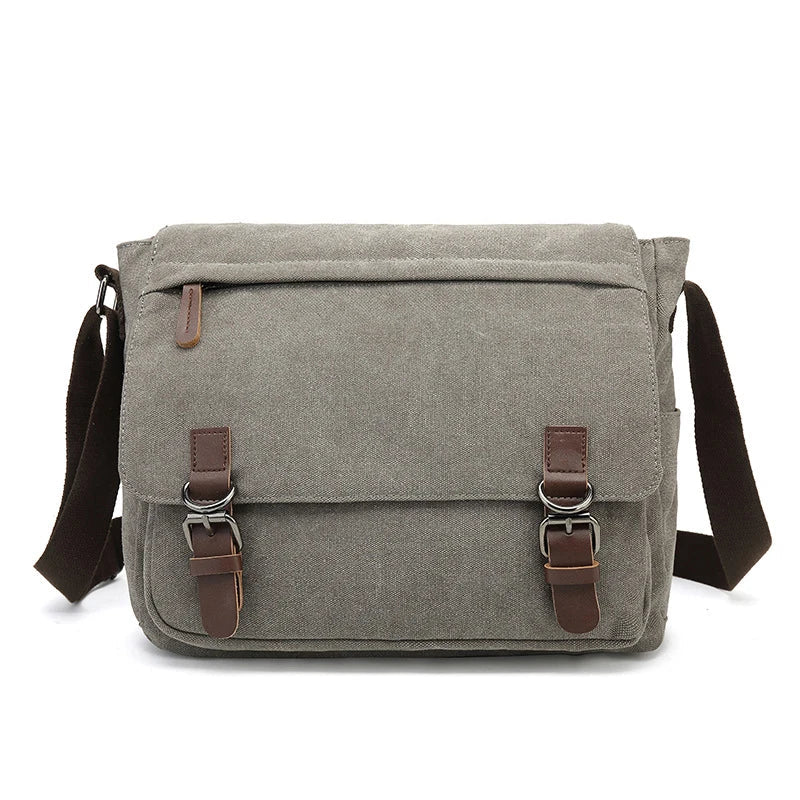 Tough Durable Mens Canvas Shoulder Backpack - Luxivelle