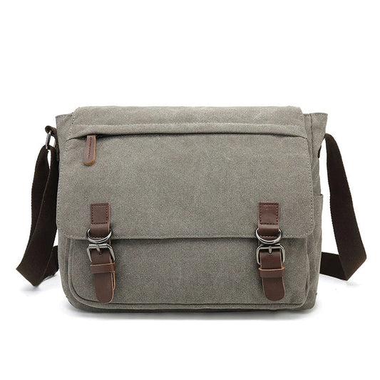 Tough Durable Mens Canvas Shoulder Backpack - Luxivelle