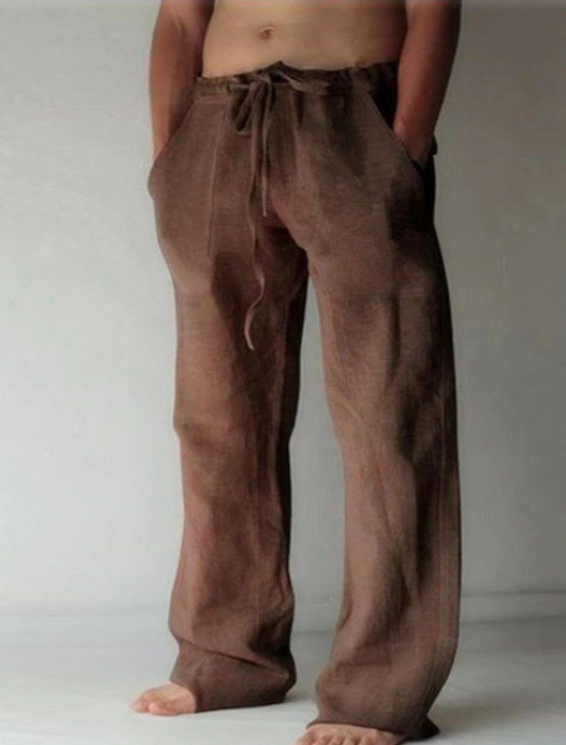 Variant image for Linen Pants - Baggy Casual Fit for Men-41