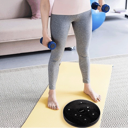 Slimming Waist Trainer with Twist Disc and Grip Handles
