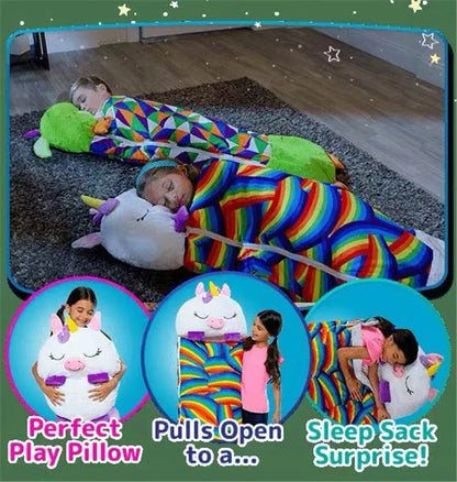 Comfy Kids Sleeping Bag - Warm Fun Slumber Bag for Boys Girls