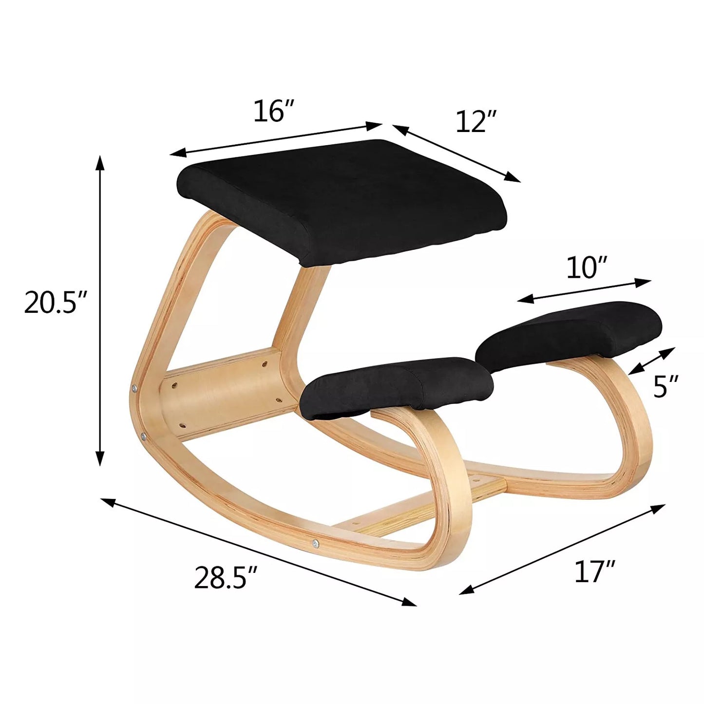 Comfortable Wooden Kneeling Seat