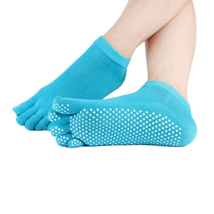 Anti-Slip Yoga Grip Socks (3-Pack)