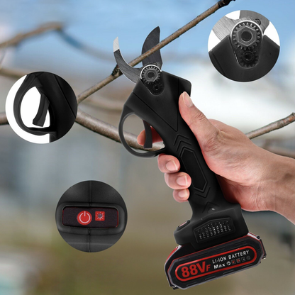 Powerful Cordless Pruning Shears with Sharp Steel Blades