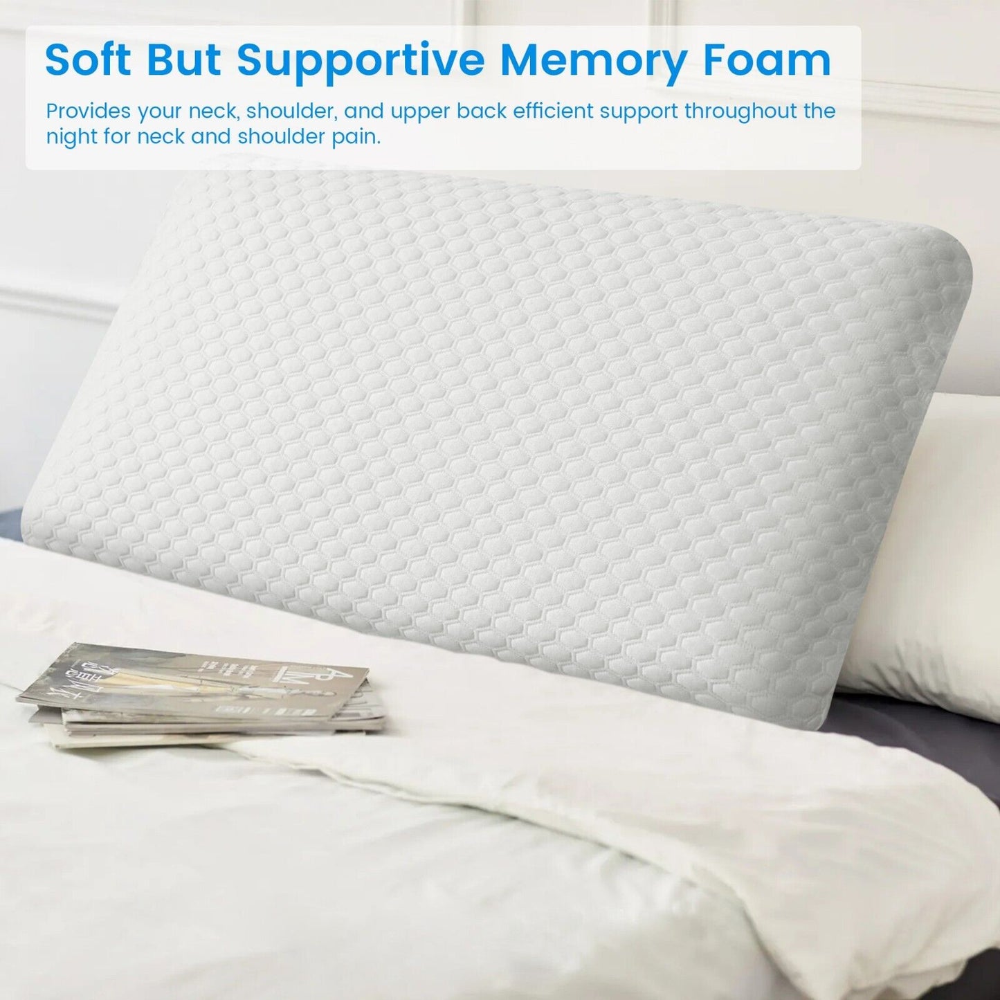 Breathable Cooling Gel Memory Pillow