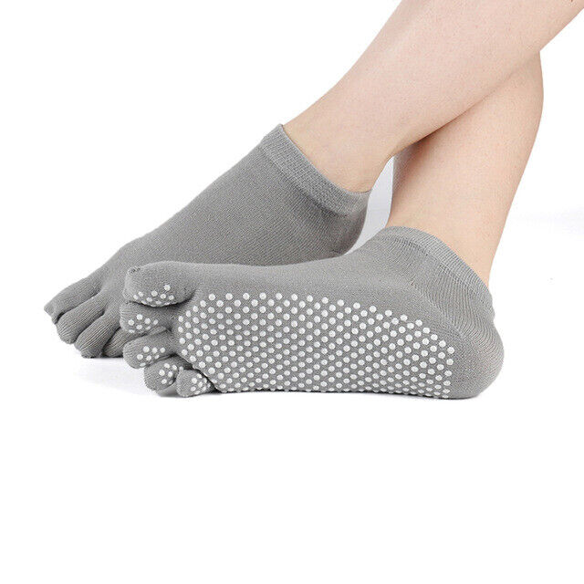 Anti-Slip Yoga Grip Socks (3-Pack)
