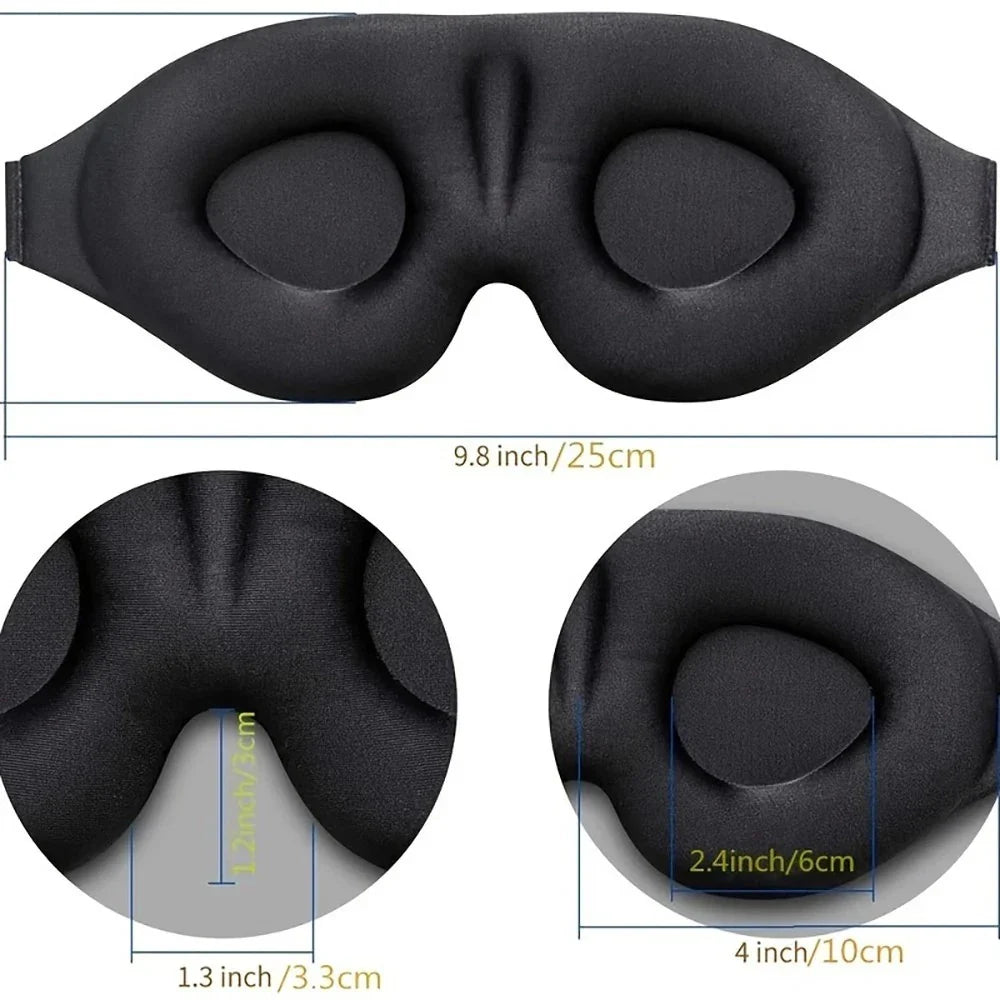 Ultimate Sleep Kit - Soft Eye Mask + Ear Plugs