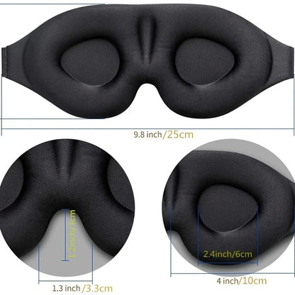 Ultimate Sleep Kit - Soft Eye Mask + Ear Plugs