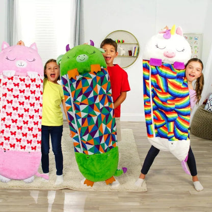 Comfy Kids Sleeping Bag - Warm Fun Slumber Bag for Boys Girls - Luxivelle