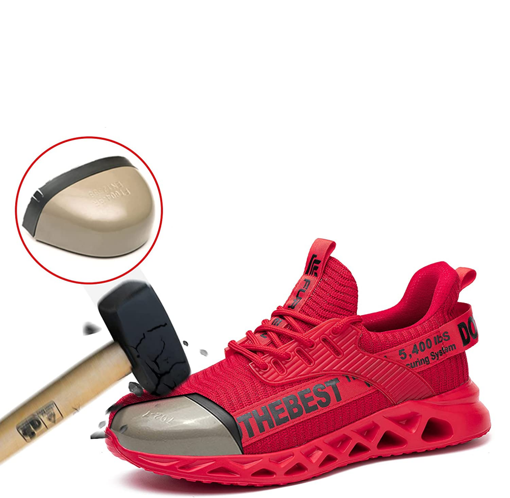 Lightweight Ventilated Safety Work Shoes