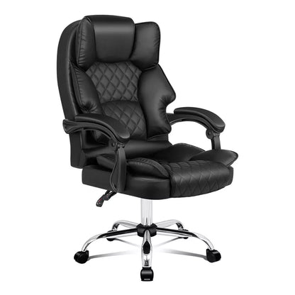 Luxury Brown Leather Reclining Chair