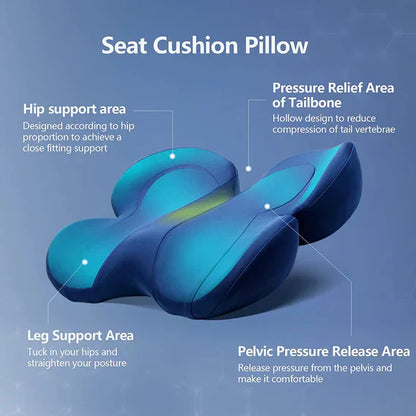 Comfortable Memory Foam Back Support Cushion