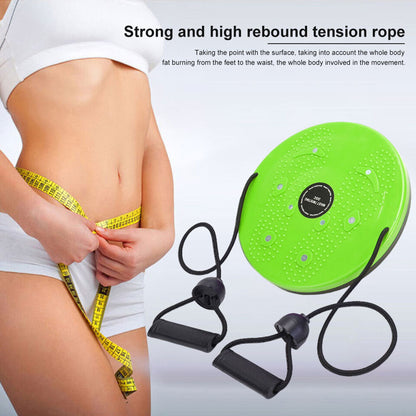 Slimming Waist Trainer with Twist Disc and Grip Handles