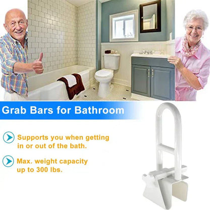 Easy Install Bathroom Grip Bar for Elderly Support