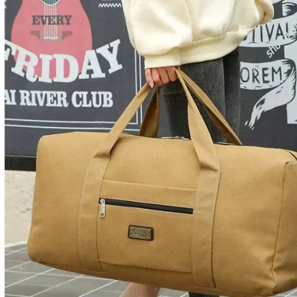 Compact Duffel Bag with Padded Shoulder Strap