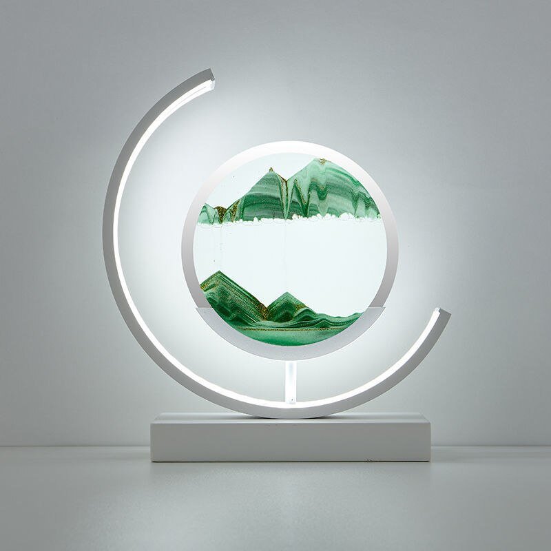 Calming Ocean Wave Tabletop Lamp with Moving Sand