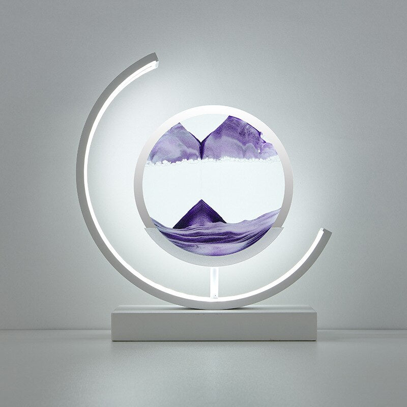 Calming Ocean Wave Tabletop Lamp with Moving Sand