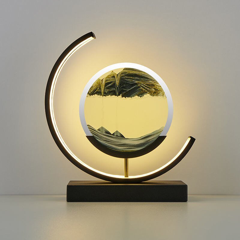 Calming Ocean Wave Tabletop Lamp with Moving Sand