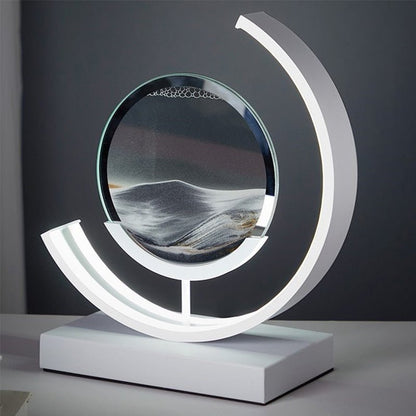 Calming Ocean Wave Tabletop Lamp with Moving Sand