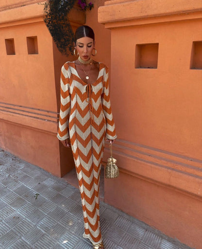 Greek Island Maxi Dress - Luxivelle
