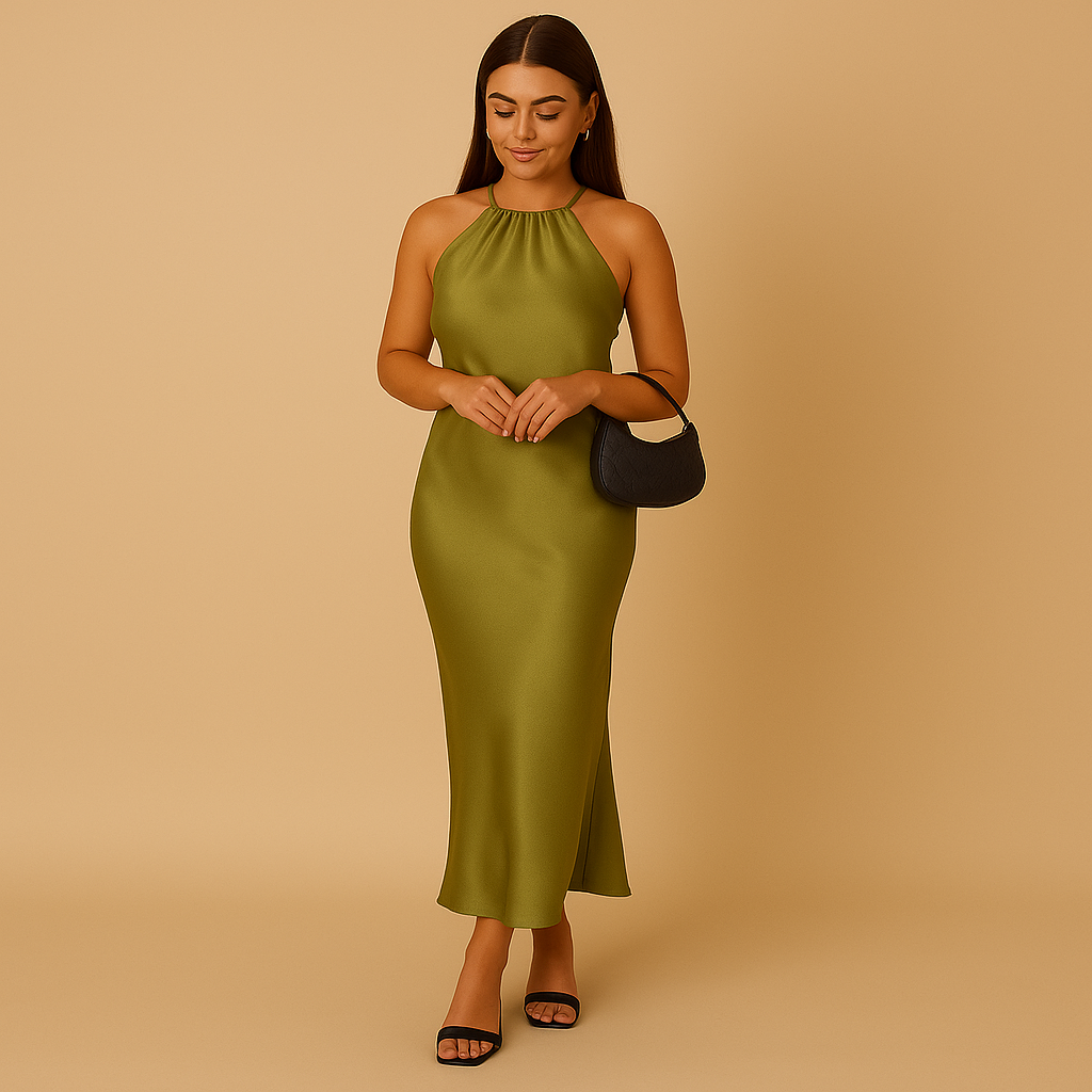 Luxurious Long Sleeve Evening Dress for Women - Luxivelle