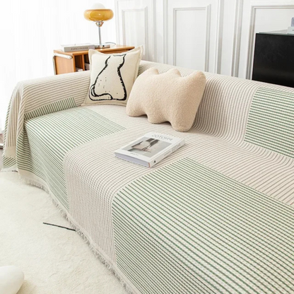 Cozy Plush Throw Blanket with Fringe Trim - Luxivelle