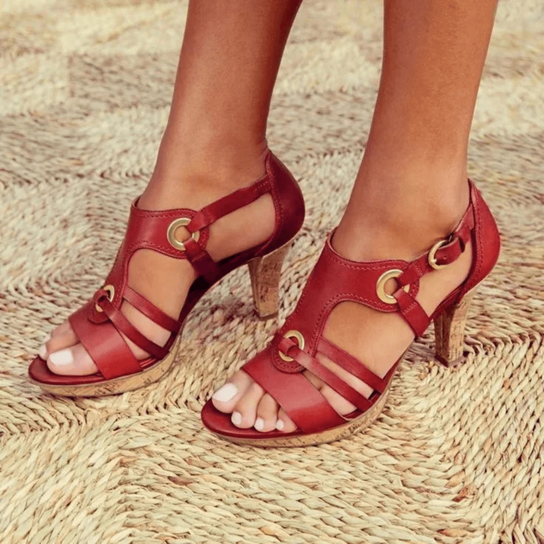 Stylish High Heel Summer Sandals - Luxivelle