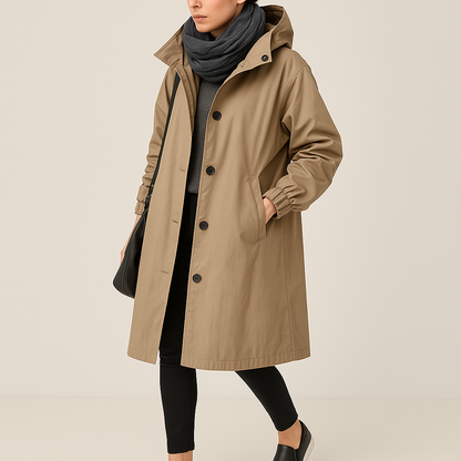 Women's Cozy Fall Long Cotton Coat