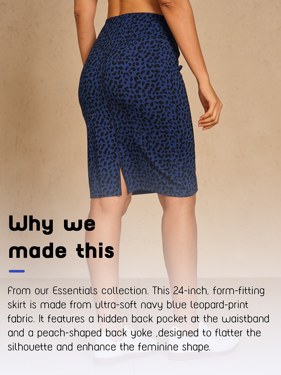 Comfortable 24 Inch Elastic Leopard Mini Skirt