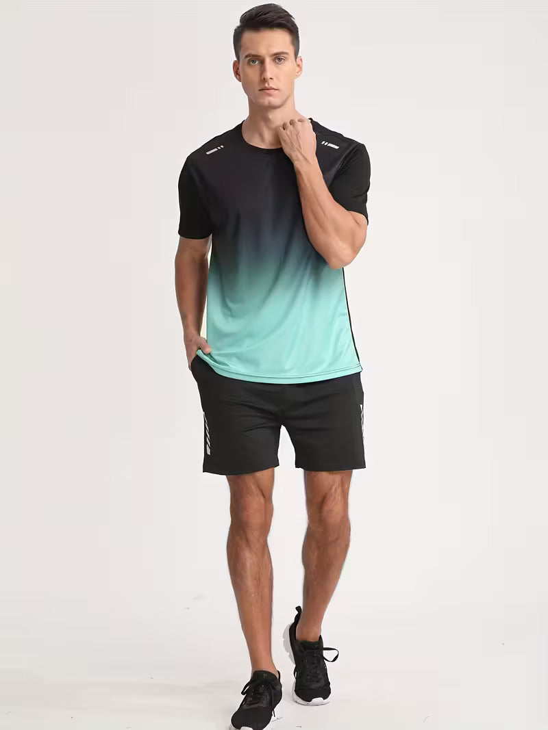 Moisture-Wicking Athletic 2-Piece Sports Set