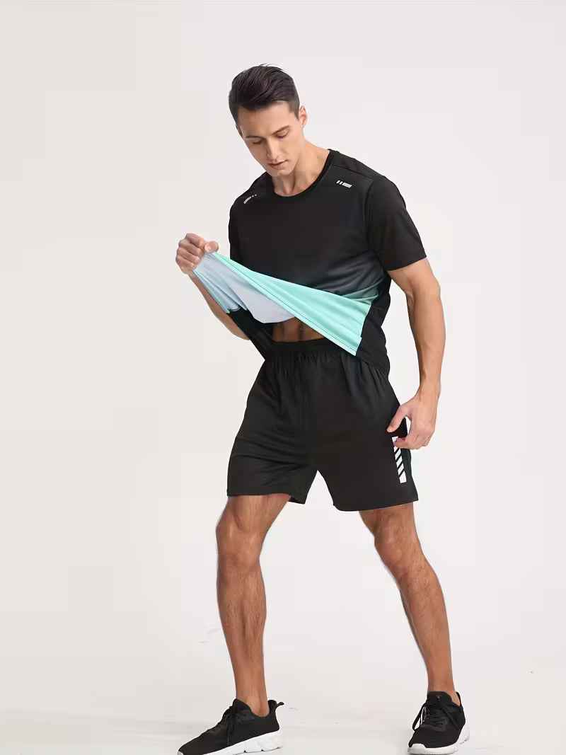 Moisture-Wicking Athletic 2-Piece Sports Set