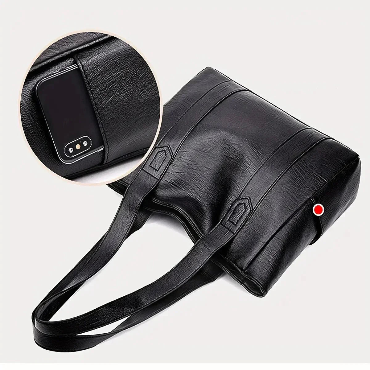 Authentic Real Leather Tote Bag