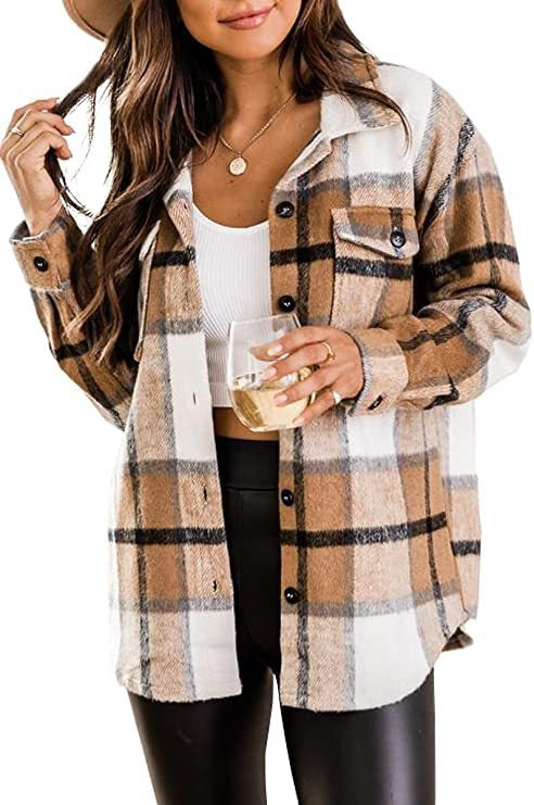 Classic Checked Coat for Ladies - Luxivelle