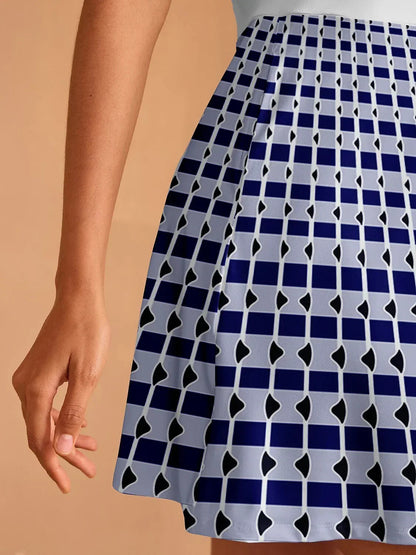 Casual Fit Knee Length Short Sleeve Dress