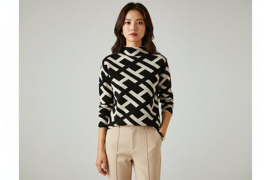 Classic Women's Knit Sweater - Luxivelle