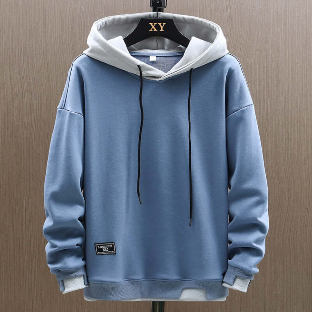 Large Graphic Hooded Sweatshirt for Men