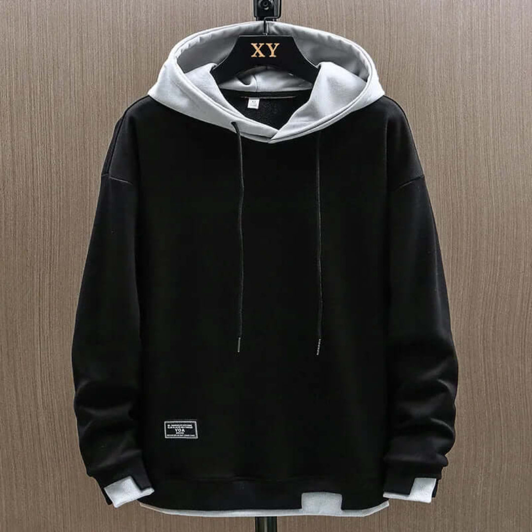Large Graphic Hooded Sweatshirt for Men - Luxivelle