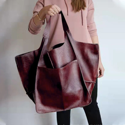 Large Leather Duffel Bag | Classic Travel Tote