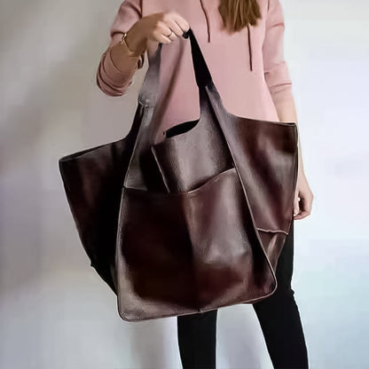 Large Leather Duffel Bag | Classic Travel Tote