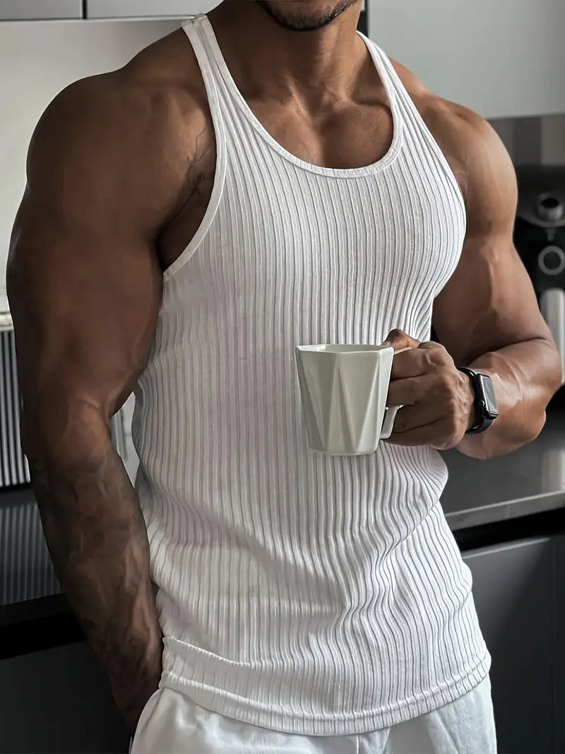 Slim Fit Mens Sports Tank Top - Cool & Breathable - Luxivelle