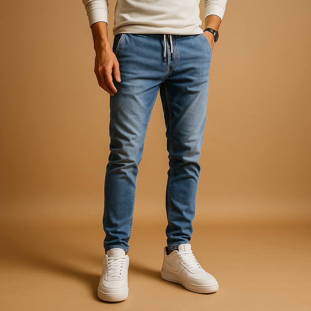 Fitted Stretch Mens Slim Jeans - Luxivelle