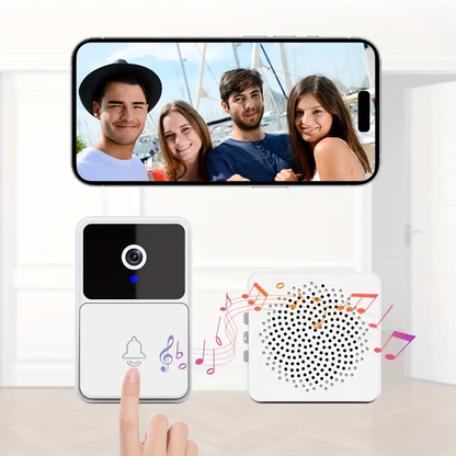 Wi-Fi Video Doorbell with Night Vision Camera - Luxivelle