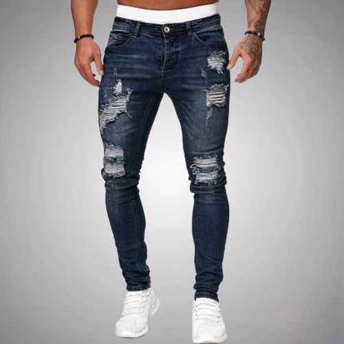 Distressed Denim Mens Jeans