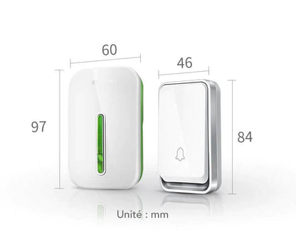 Easy Install Wireless Doorbell with Long Battery Life