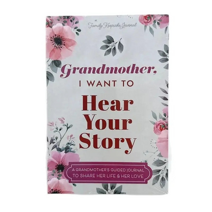 SoulStories Guided Journal, elegant design for family memories, prompts for storytelling, available styles: Dad, Mom, Grandpa