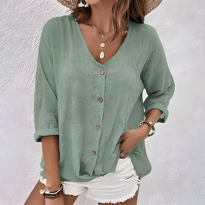 Casual Loose Fit Women's Blouse - Luxivelle