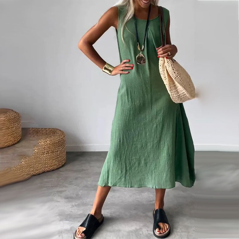 Comfy Summer Sundress with Pockets