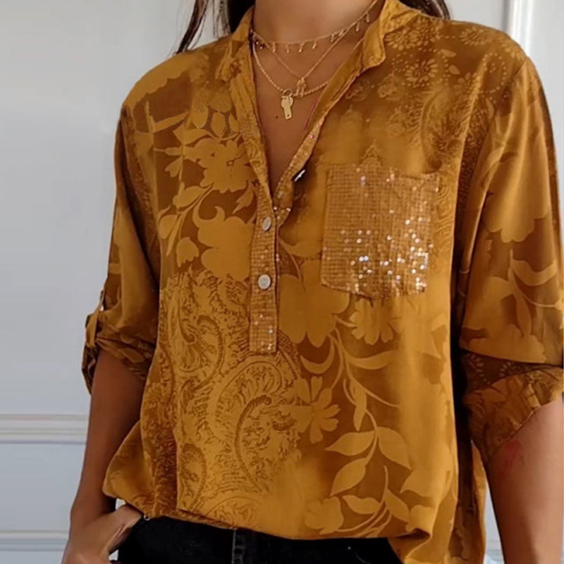 Ladies Lightweight Breathable Henley Top